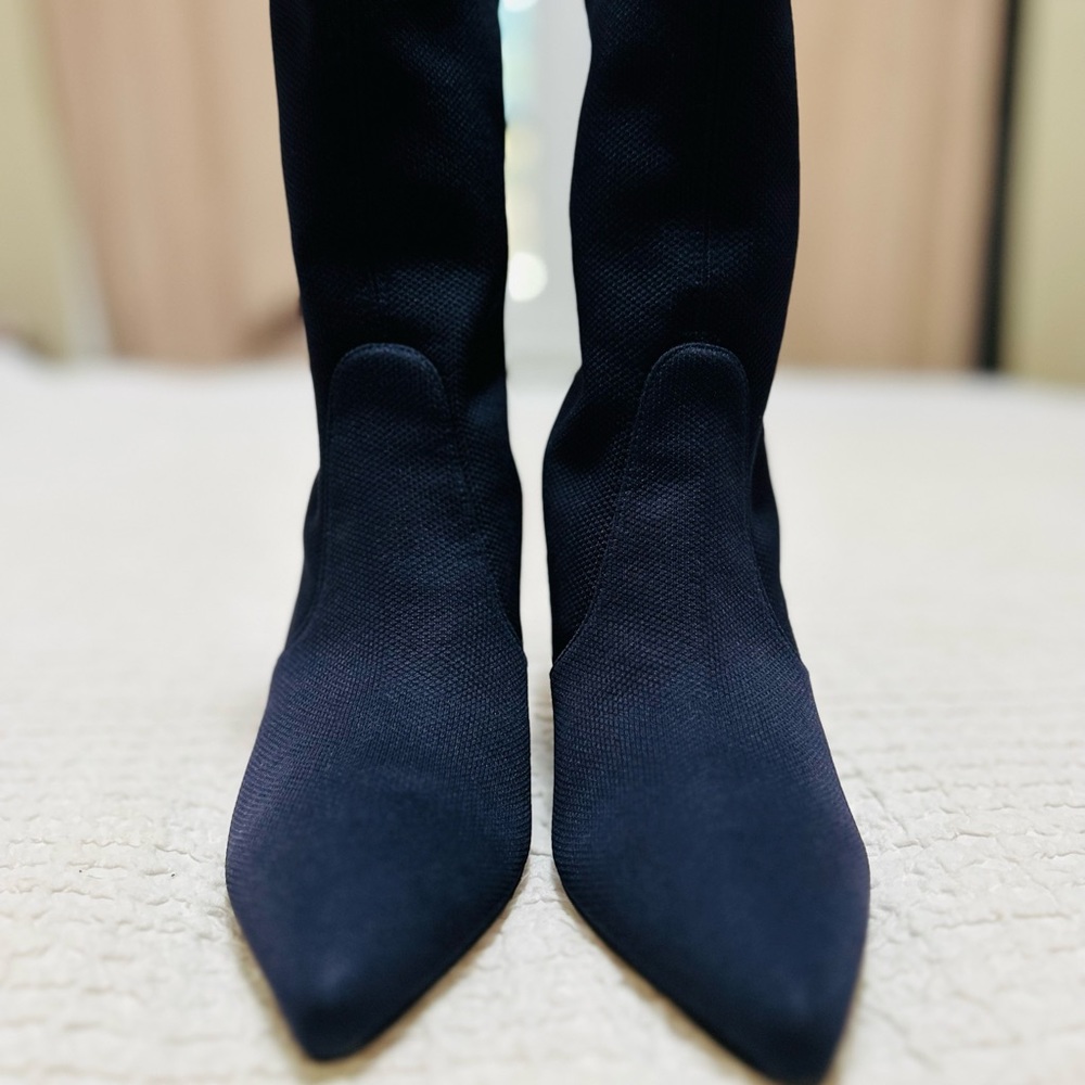 Stuart Weitzman Rapture Socks Booties Size 7 (Dar… - image 2